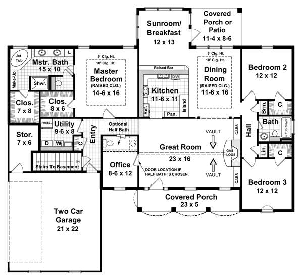 Click on house plans image to enlarge