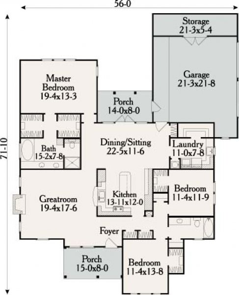 Click on house plans image to enlarge