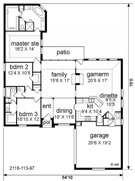 Click on house plans image to enlarge