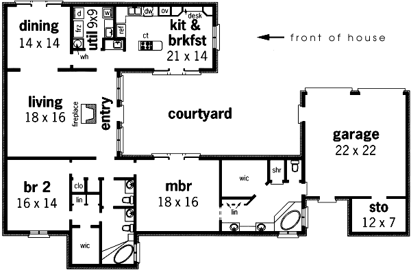 Click on house plans image to enlarge