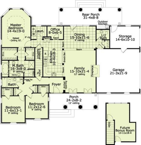 Click on house plans image to enlarge