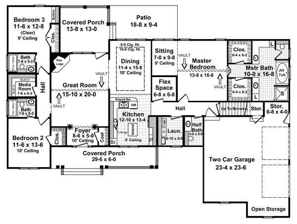 Click on house plans image to enlarge