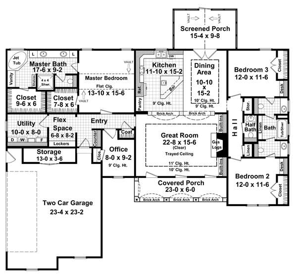 Click on house plans image to enlarge