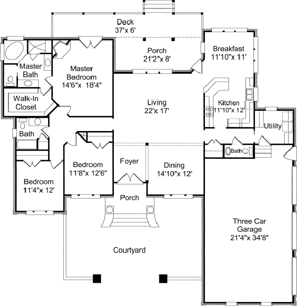 Click on house plans image to enlarge