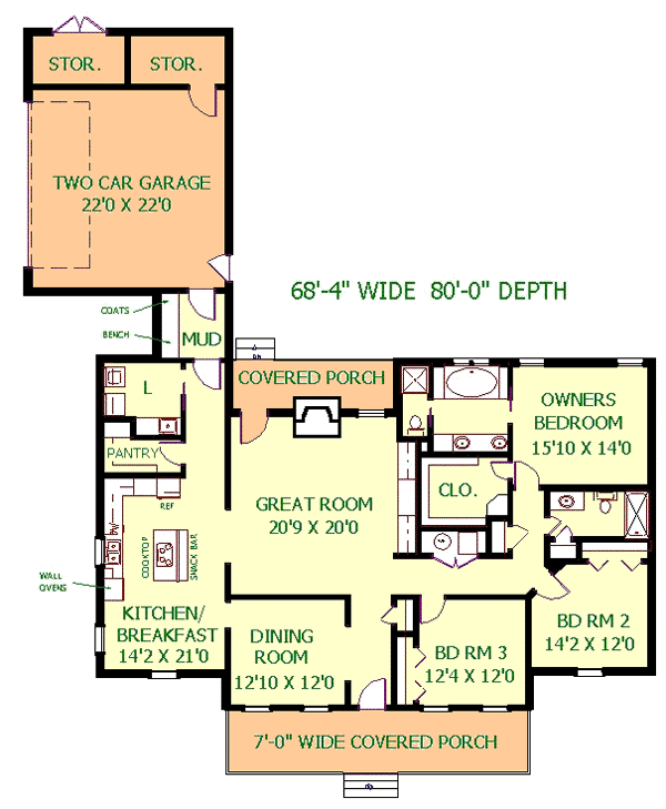 Click on house plans image to enlarge