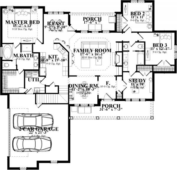 Click on house plans image to enlarge