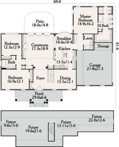 Click on house plans image to enlarge