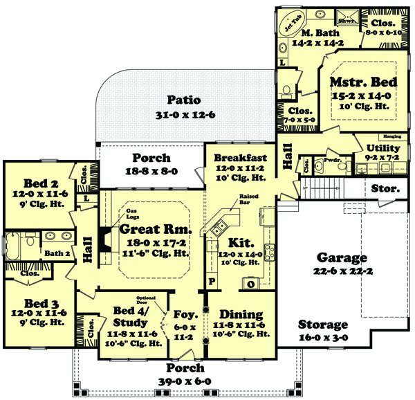 Click on house plans image to enlarge