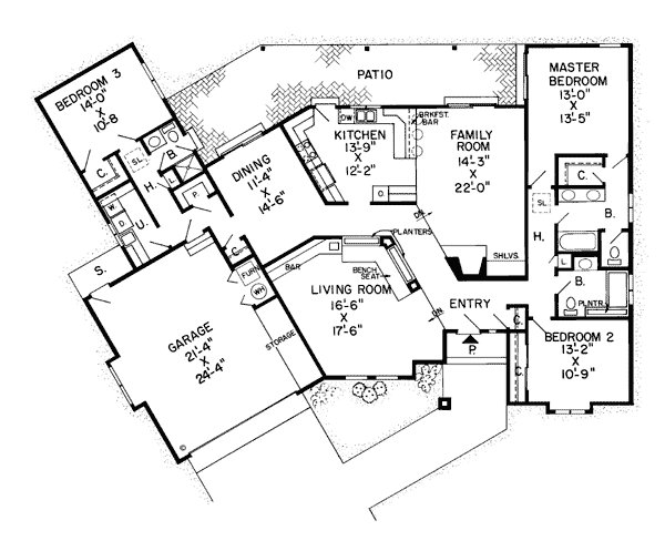 Click on house plans image to enlarge