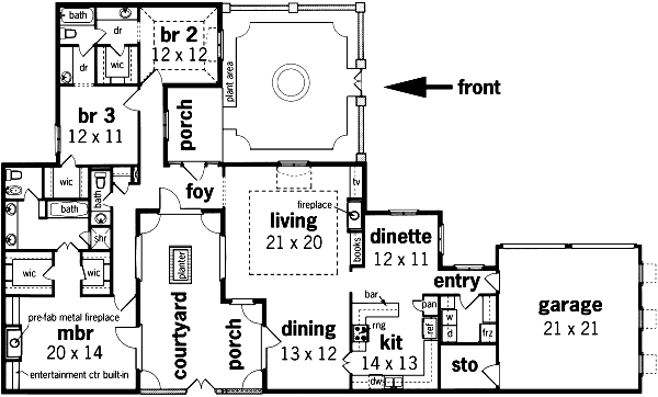 Click on house plans image to enlarge