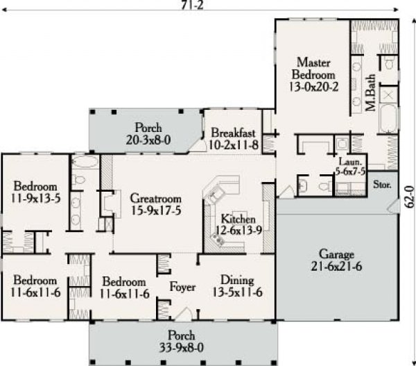 Click on house plans image to enlarge