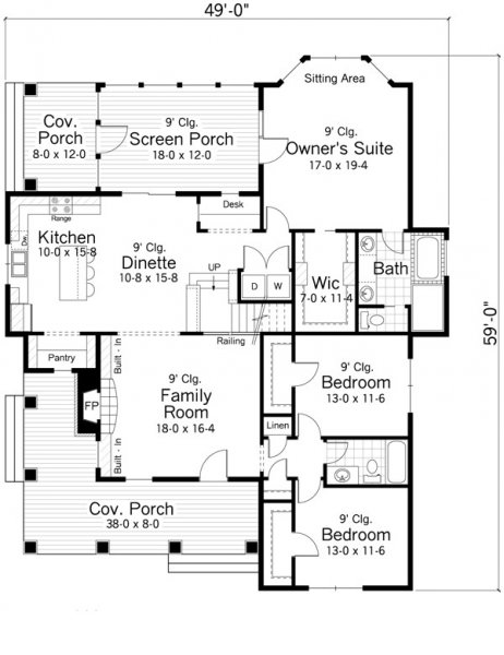 Click on house plans image to enlarge