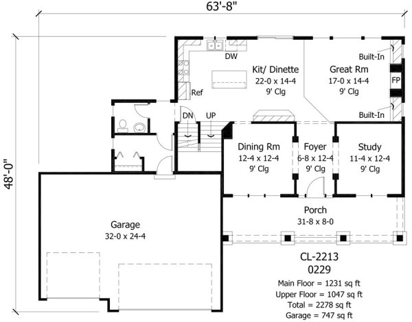 Click on house plans image to enlarge