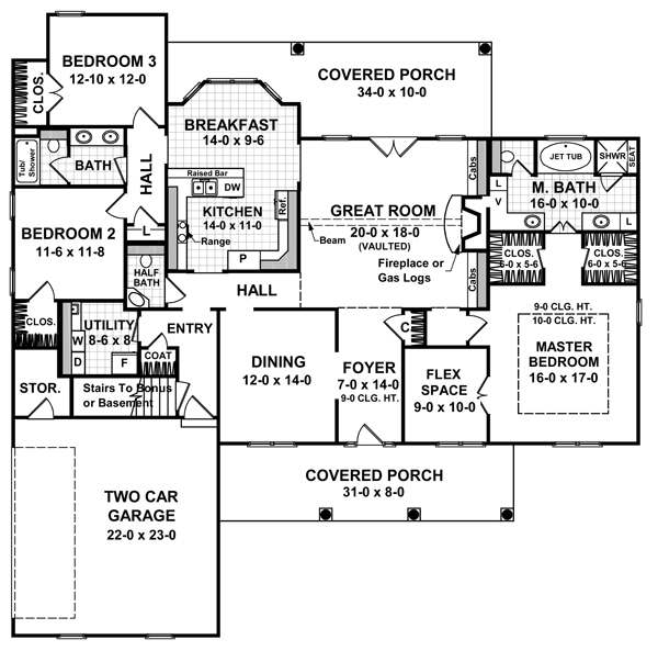 Click on house plans image to enlarge