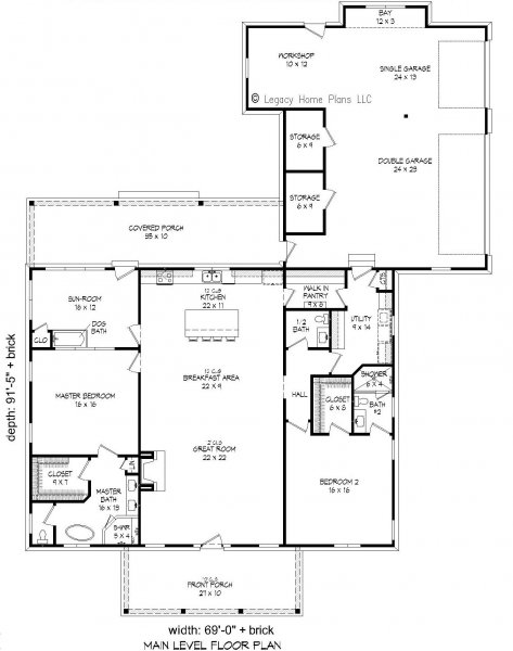 Click on house plans image to enlarge