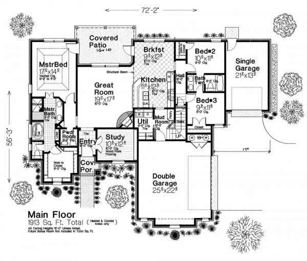 Click on house plans image to enlarge