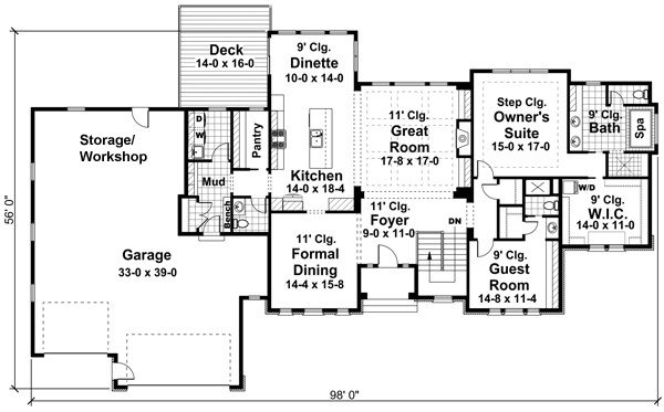 Click on house plans image to enlarge