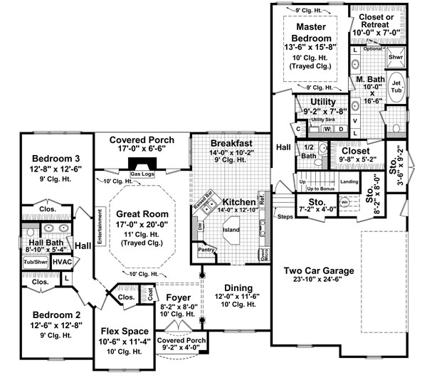 Click on house plans image to enlarge