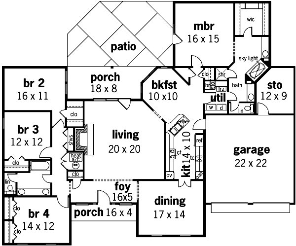 Click on house plans image to enlarge