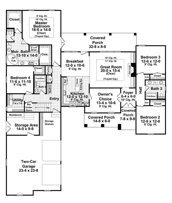 Click on house plans image to enlarge