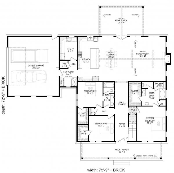 Click on house plans image to enlarge