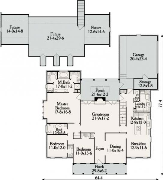 Click on house plans image to enlarge