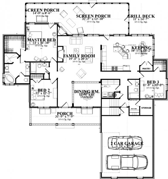 Click on house plans image to enlarge