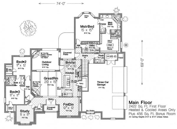 Click on house plans image to enlarge