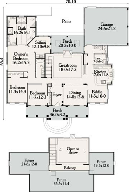 Click on house plans image to enlarge