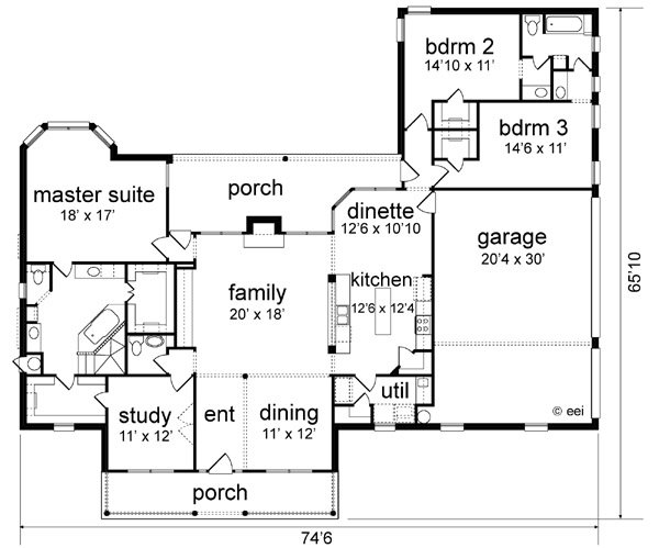 Click on house plans image to enlarge