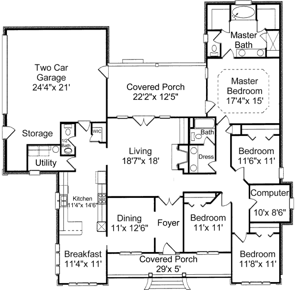 Click on house plans image to enlarge