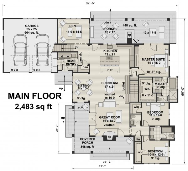 Click on house plans image to enlarge