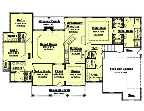 Click on house plans image to enlarge