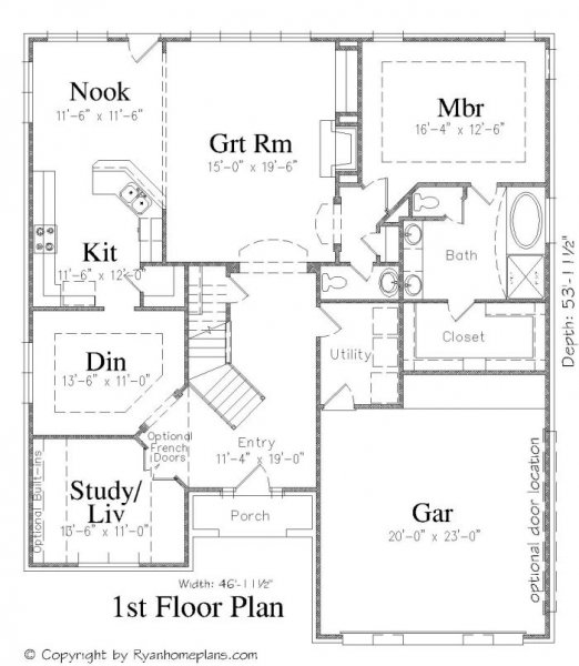 Click on house plans image to enlarge