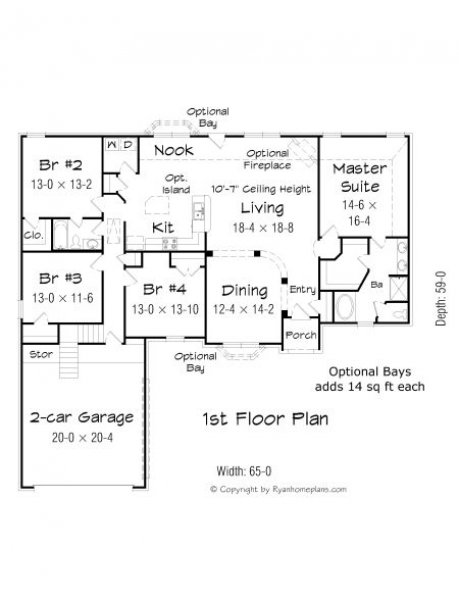 Click on house plans image to enlarge