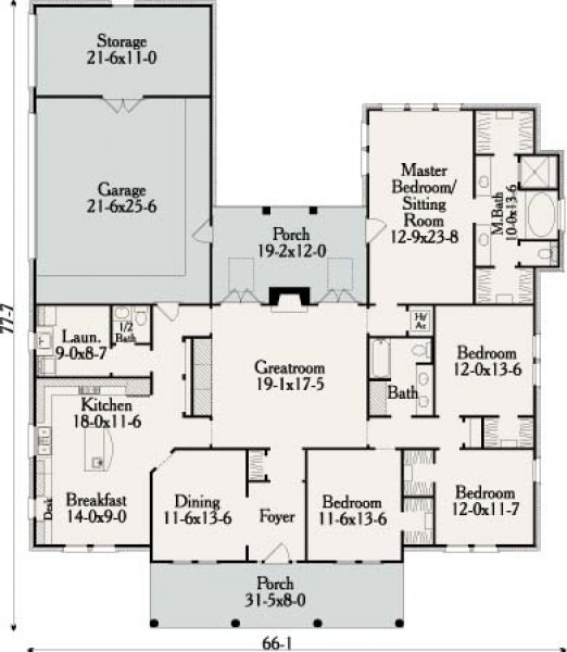 Click on house plans image to enlarge