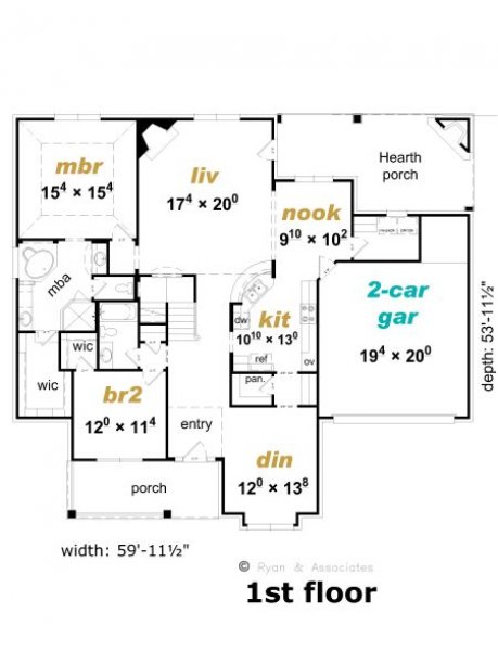 Click on house plans image to enlarge