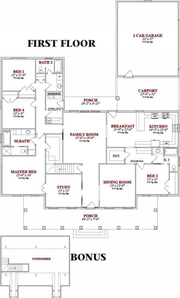 Click on house plans image to enlarge