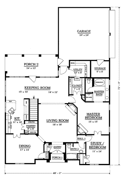 Click on house plans image to enlarge