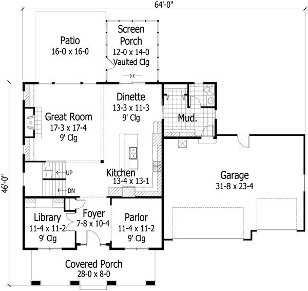 Click on house plans image to enlarge