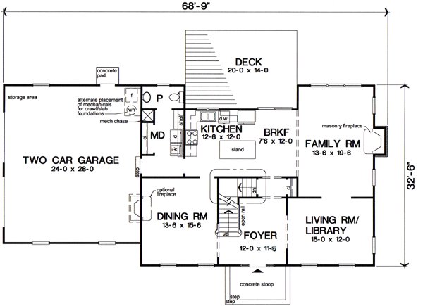 Click on house plans image to enlarge