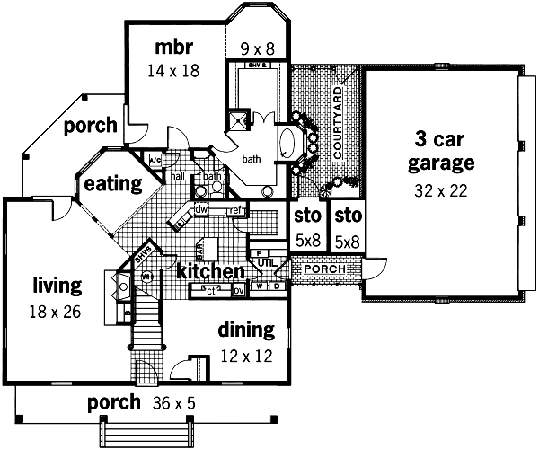 Click on house plans image to enlarge