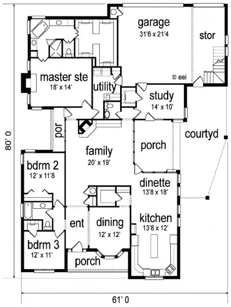 Click on house plans image to enlarge