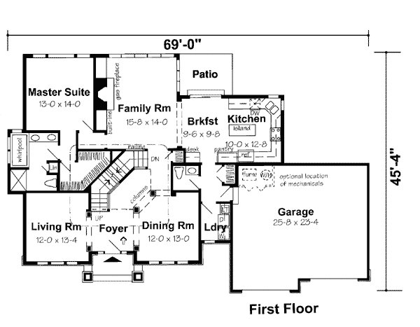 Click on house plans image to enlarge