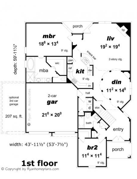 Click on house plans image to enlarge