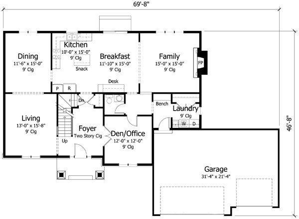 Click on house plans image to enlarge