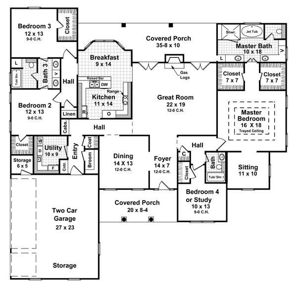 Click on house plans image to enlarge