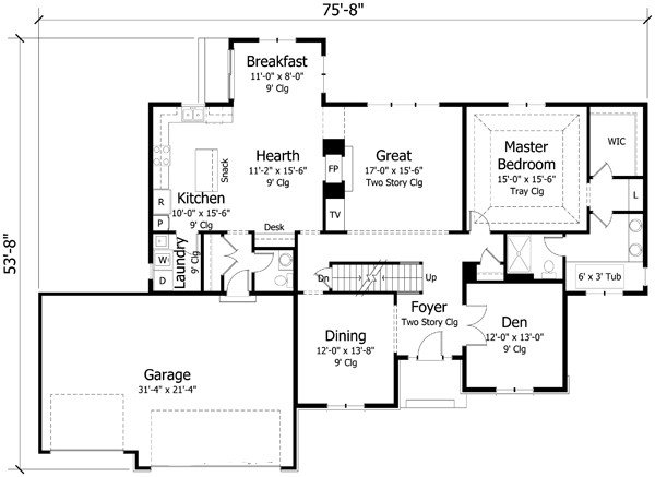 Click on house plans image to enlarge