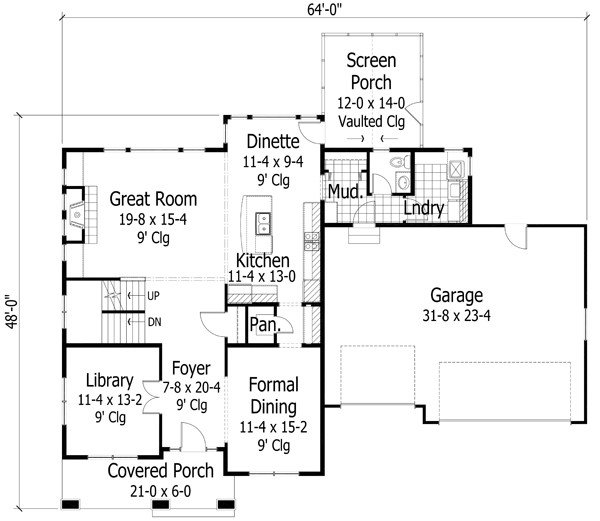 Click on house plans image to enlarge