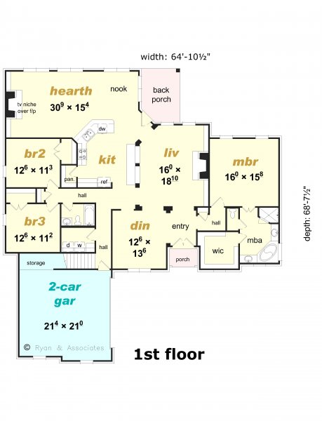 Click on house plans image to enlarge